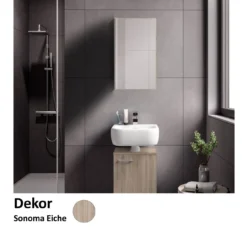 Spiegelschrank Easy, 40cm, Eiche