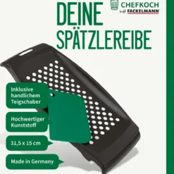 Spätzlehobel mit Schaber, 2-teilig