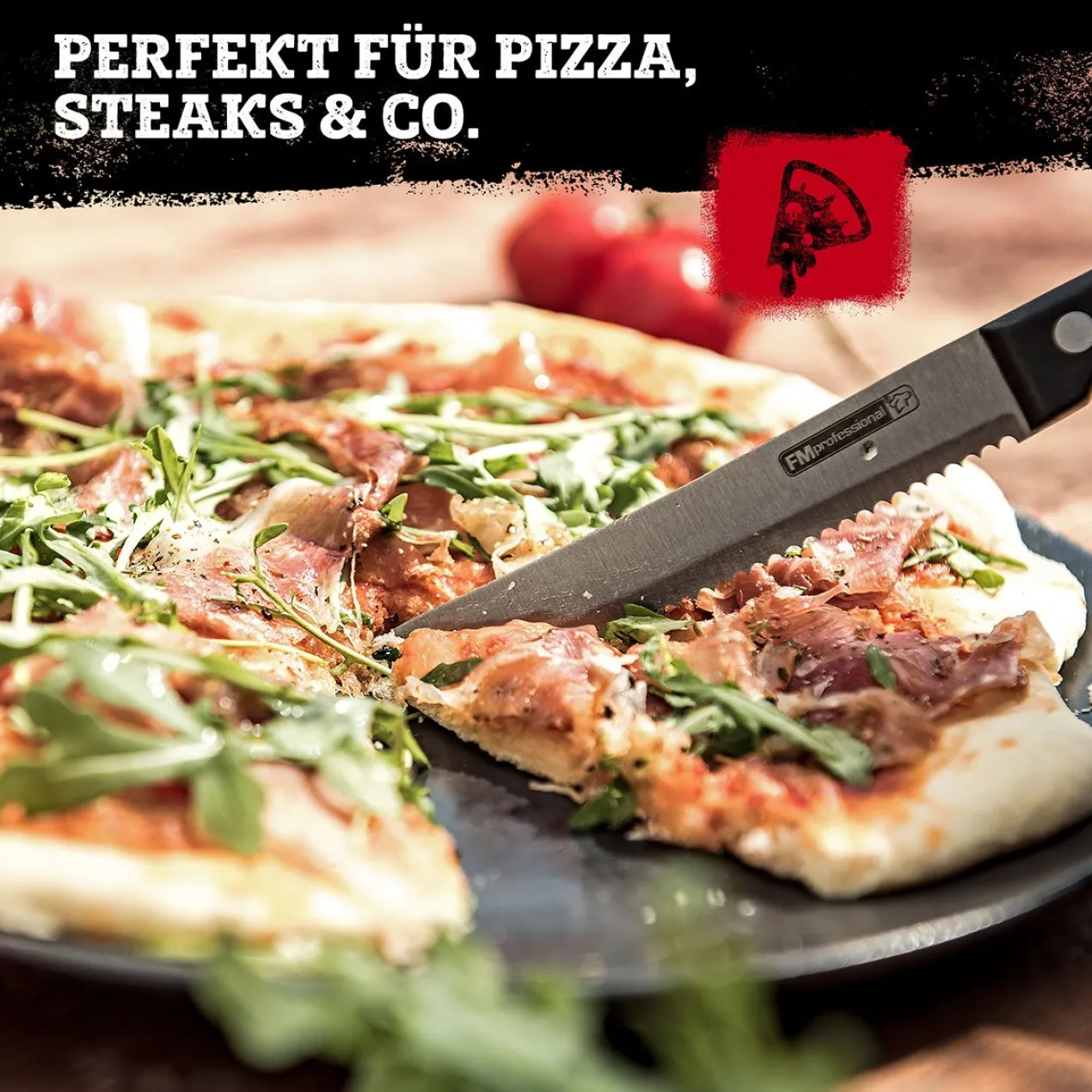 Steakmesser / Pizzamesser, 6 Stück