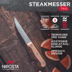 Steakmesser Trio