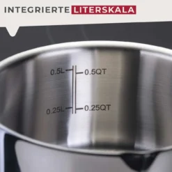 Stielkasserolle Essential, Ø12cm, blau