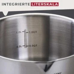 Stielkasserolle Essential, Ø16cm, blau