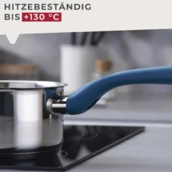 Stielkasserolle Essential, Ø16cm, blau