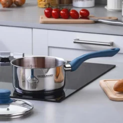 Stielkasserolle Essential, Ø16cm, blau