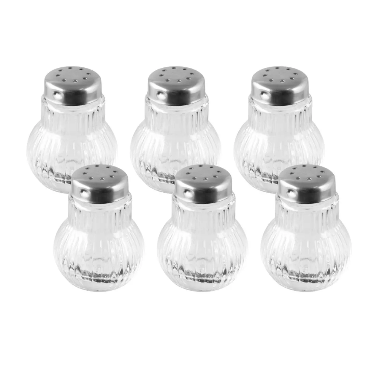 Streuer Mini, Glas, 6 Stück