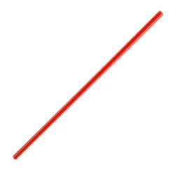 Strohhalm, 23cm, Mehrweg, 50 Stk., Kunststoff, rot/weiß