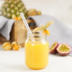 Strohhalm Smoothie, 20cm, Mehrweg, 50 Stk., transparent