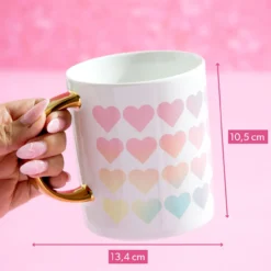 Tasse "Herzen", 450ml
