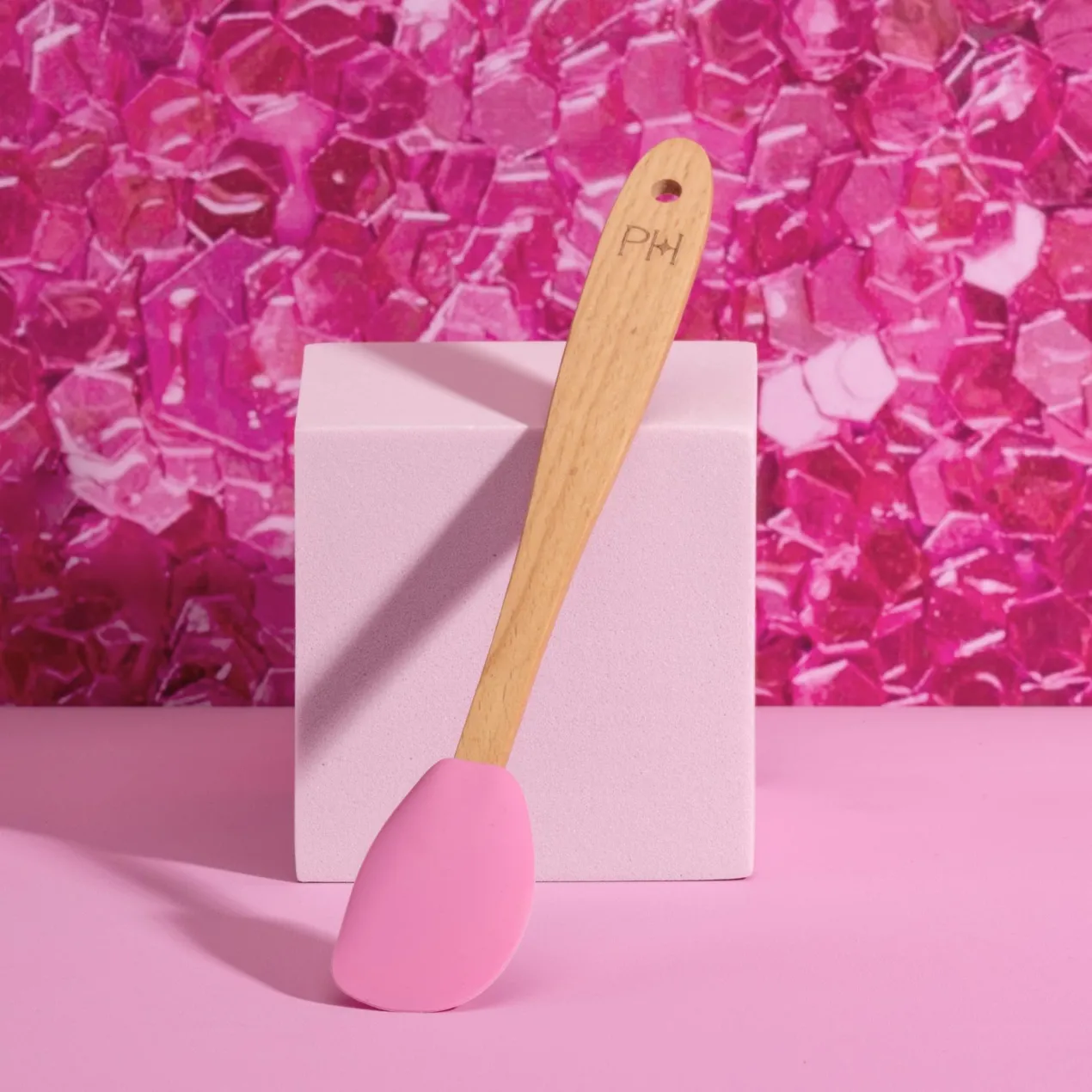 Teigschaber mini, 20cm, pink
