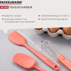 Teigschaber Mini Cooking, rosa