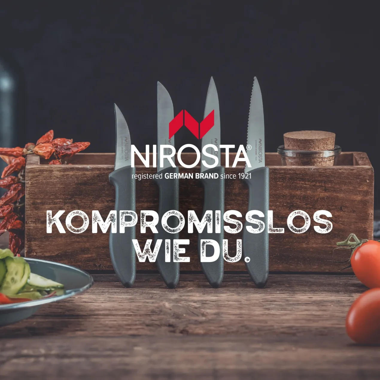 Tomatenmesser Original, 8,5cm Edelstahl-Klinge, gezahnt