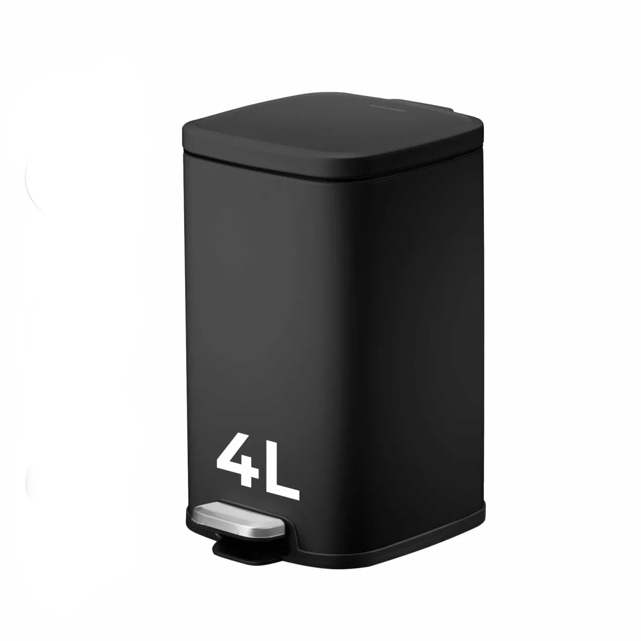 Tretmülleimer London, schwarz, 4L