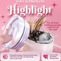 Trinkbecher Pink, 1L