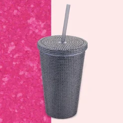 Trinkbecher Schwarz, Strass, 500ml