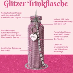 Trinkflasche Pink, 750ml