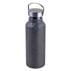 Trinkflasche Schwarz, Strass, 500ml