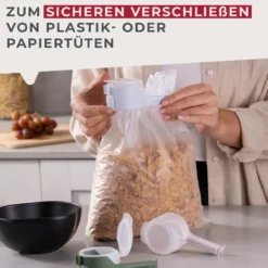 Tütenclips mit Schüttfunktion 3-tlg.