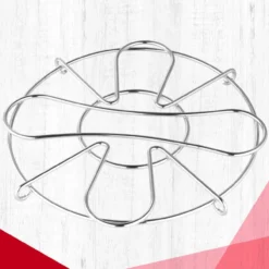 Untersetzer Draht, Ø21cm, Chrom