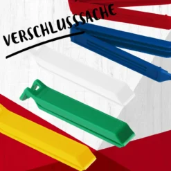 Verschlussclips, 11cm, 5 Stück