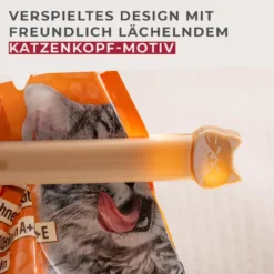 Verschluss-Clips Katze Our Pets, beige
