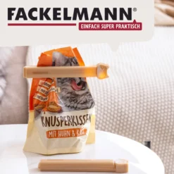 Verschluss-Clips Katze Our Pets, beige