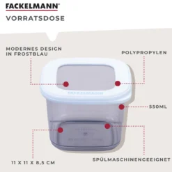Vorratsdose Be The Move, eckig, 550ml