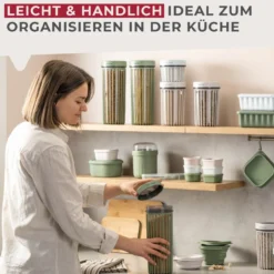 Vorratsdose Be The Move, gerillt, 1,7L, hellgrün
