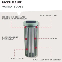 Vorratsdose Be The Move, gerillt, 1,7L, hellgrün