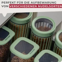 Vorratsdose Be The Move, gerillt, 1,7L, hellgrün