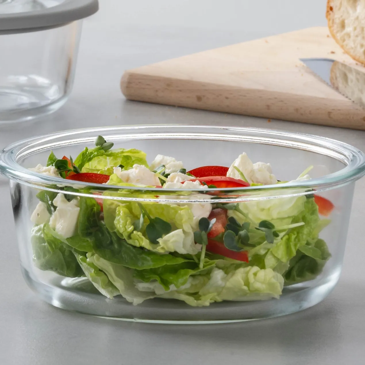 Vorratsdose Glas, rund, 400ml