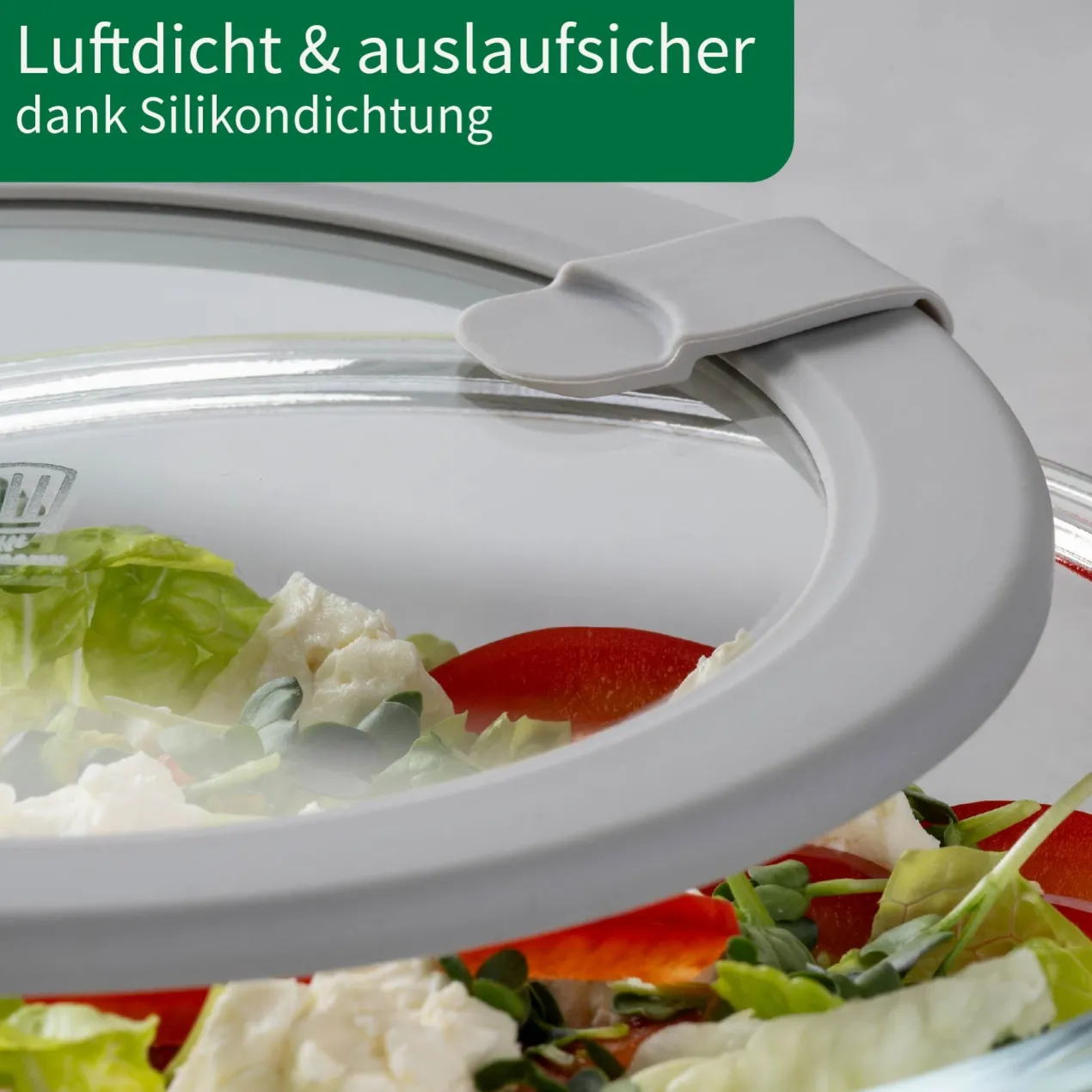 Vorratsdose Glas, rund, 400ml