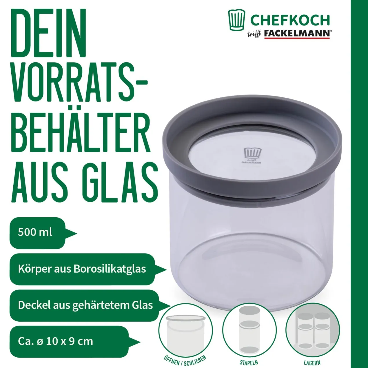 Vorratsglas, 500mL