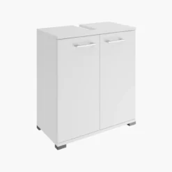 Waschbeckenunterschrank Easy, 60cm, weiß, stehend