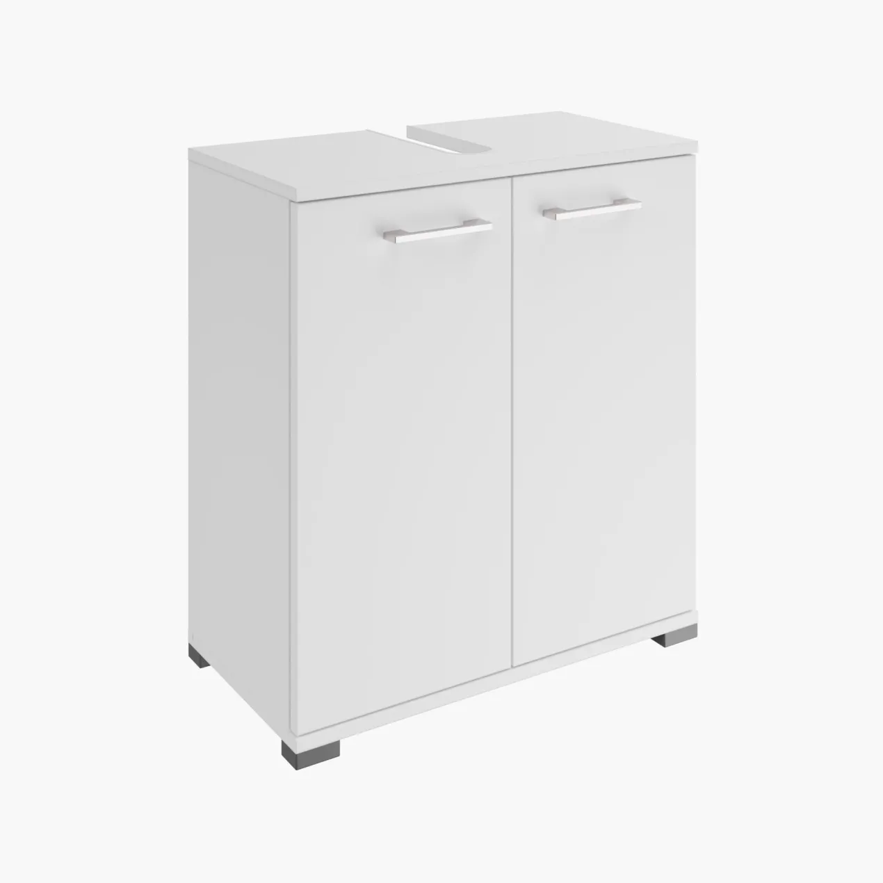 Waschbeckenunterschrank Easy, 60cm, weiß, stehend