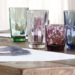 Wassergläser Diamond, 300 ml, 3 Stück, lila