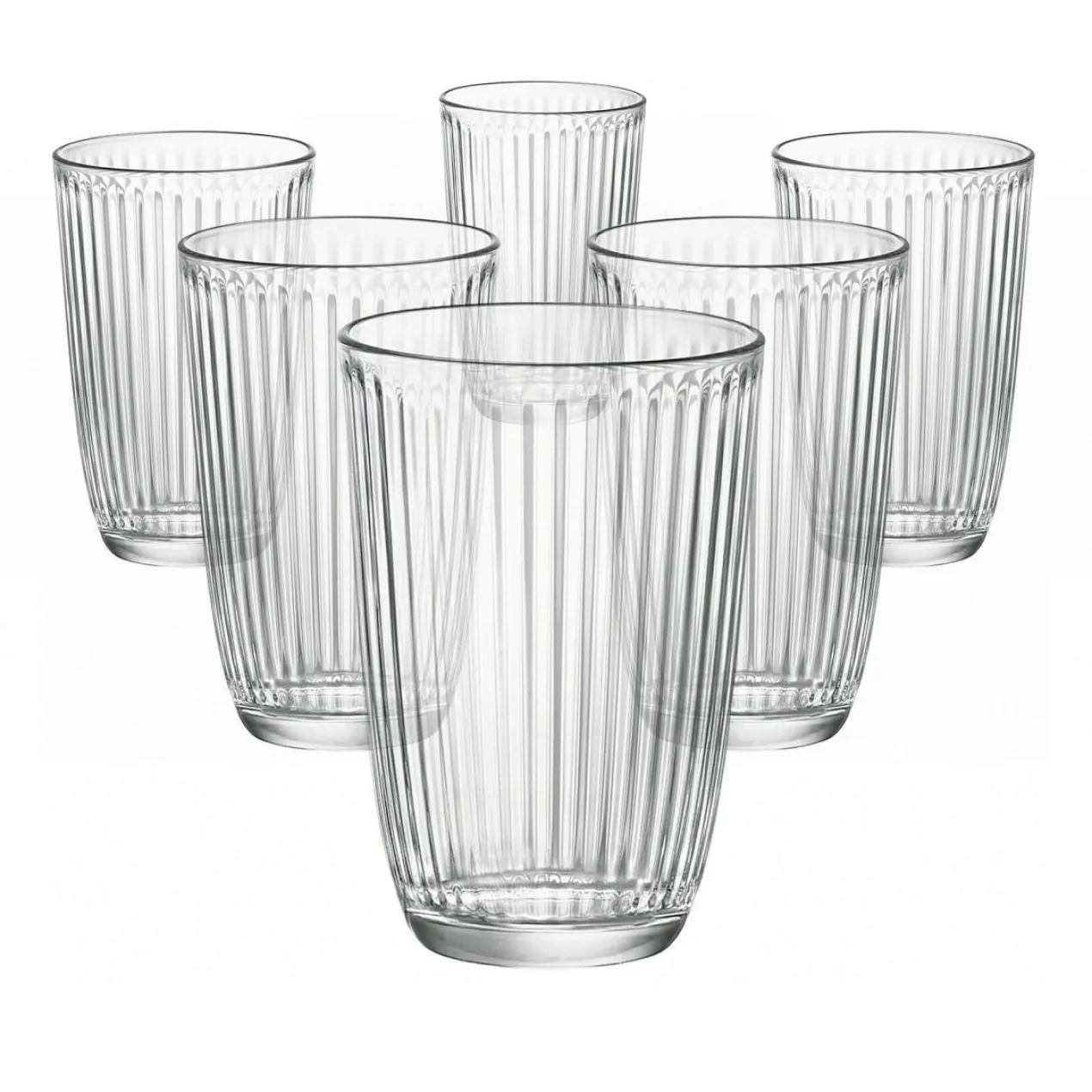 Wassergläser Line Acqua, 390 ml, 6 Stück