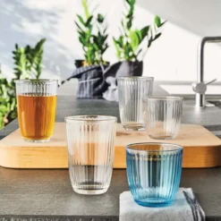 Wassergläser Line Acqua, 290 ml, 6 Stück, rosa