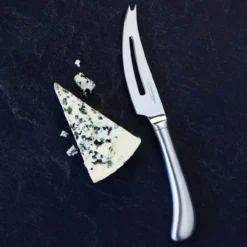 Weichkäsemesser geschlitzt, Edelstahl, 11cm Klinge