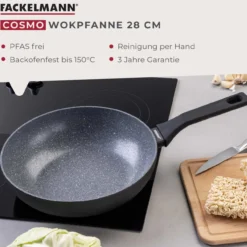 Wokpfanne Cosmo, antihaft, Ø28cm