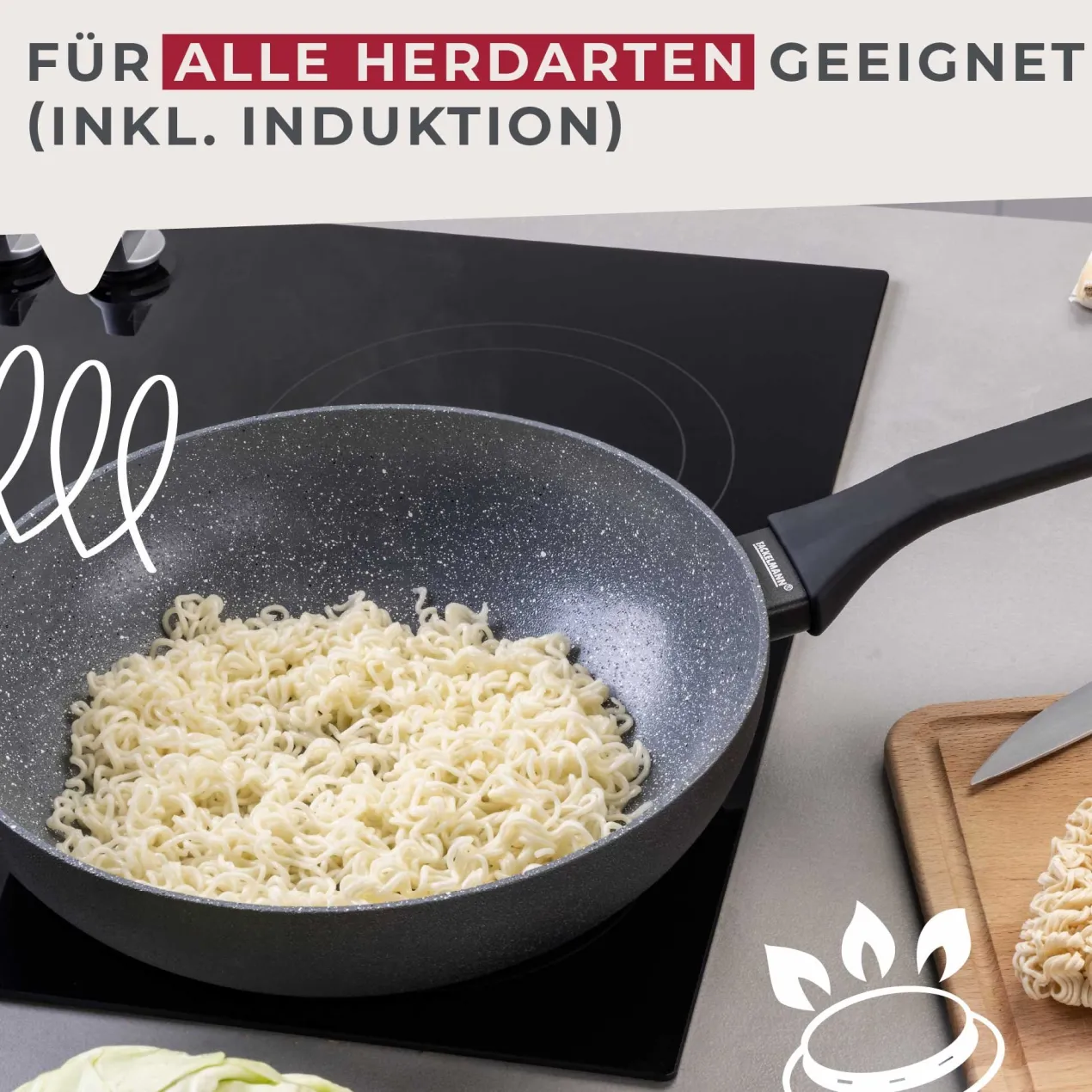 Wokpfanne Cosmo, antihaft, Ø28cm