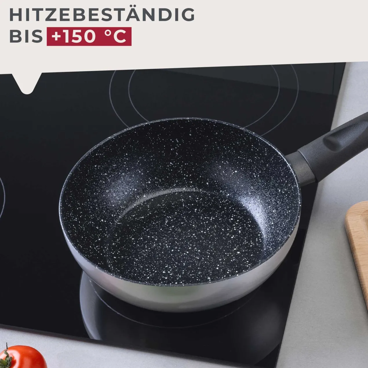 Wokpfanne Crisp, Keramik, antihaft, Ø20cm