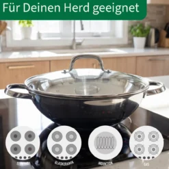 Wokpfanne mit Deckel Rosenheim, Ø30cm