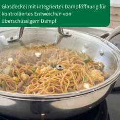 Wokpfanne mit Deckel Rosenheim, Ø28cm