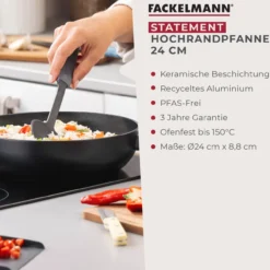 Wokpfanne Statement, Keramik, antihaft, Ø24cm – 20% Rabatt mit Code: COOK20