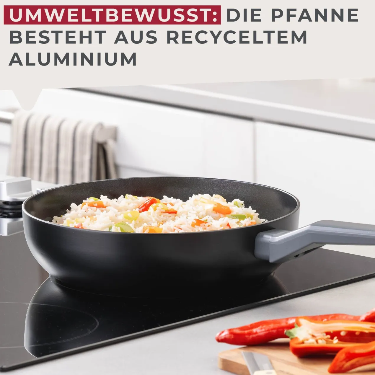 Wokpfanne Statement, Keramik, antihaft, Ø24cm – 20% Rabatt mit Code: COOK20