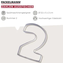 Zahlen-Ausstecher Nr. 2