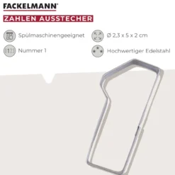 Zahlen-Ausstecher Nr. 1