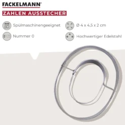 Zahlen-Ausstecher Nr. 0